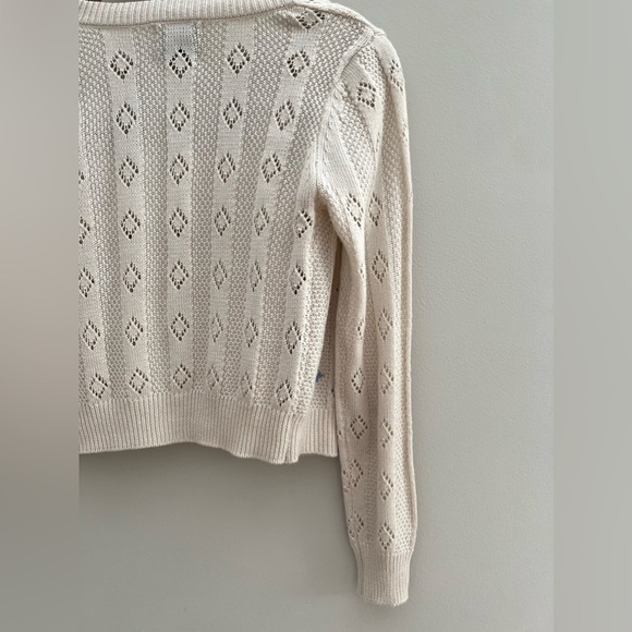 Pink Rose Embroidered knit cardigan and tank top set size XS - Picture 9 of 11